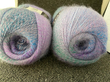 stylecraft charm lace weight fine self stripe mohair wool blend yarn 200g lavender 3629 fabric shack malmesbury 2