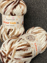 stylecraft colour code XL super chunky yarn 100g variegated browns 5319 fabric shack malmesbury