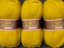 stylecraft double knit dk mustard 1823 wool yarn fabric shack knitting crochet