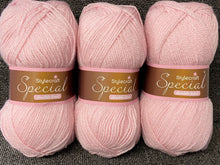 stylecraft double knit dk powder pink 1843 wool yarn fabric shack knitting crochet
