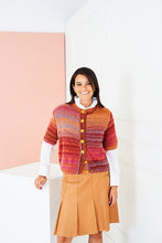 stylecraft knitting pattern Ladies Short Sleeved Top Cardigan Easy Knit Dream Cloud Chunky 10269 fabric shack malmesbury