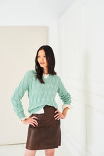 stylecraft knitting pattern Ladies Textured Jumper Tank Top & Scarf Pure Wool DK 10282 fabric shack malmesbury