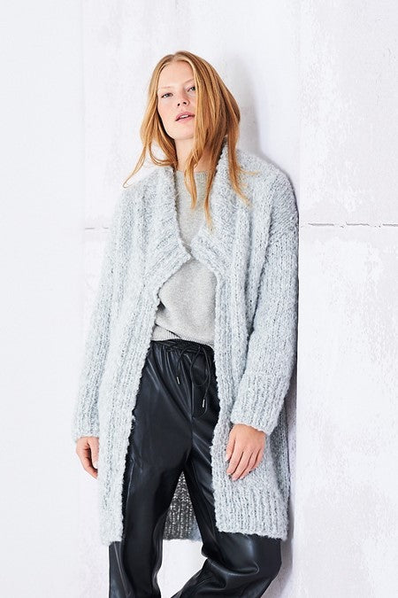 stylecraft knitting pattern super jacket gilet cardigan chunky wool yarn cloudlike cloud like fabric shack malmesbury 10253