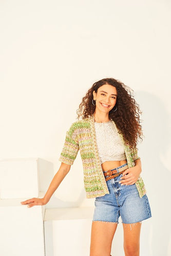 stylecraft knitting pattern sweater cardigan yarn wool colour burst dk double knit fabric shack malmesbury 10129