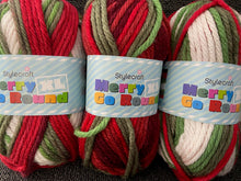 stylecraft merry go round xl super chunky wool yarn knitting knit crochet 100g holly ivy 3812 fabric shack malmesbury