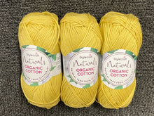 stylecraft naturals organic cotton 50g wool yarn knitting knit crochet natural citron yellow 7175 fabric shack malmesbury