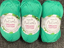 stylecraft naturals organic cotton 50g wool yarn knitting knit crochet natural jade green 7191 fabric shack malmesbury
