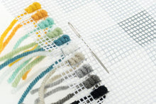 tapestry needlepoint half cross stitch pillow cushion sewing it trimits fabric shack malmesbury bumble bee