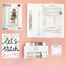 thelwell cross stitch kit fabric shack mamlesbury hold steady 3