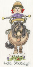thelwell cross stitch kit fabric shack mamlesbury hold steady 1  