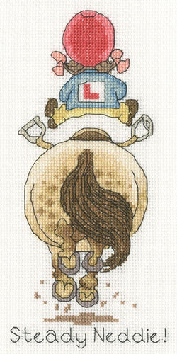 thelwell cross stitch kit fabric shack mamlesbury steady neddie 1 
