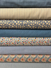 tilda creating memories brie flora flower blue cotton fabric shack malmesbury