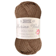 tilda doll dolls hair yarn wool fabric shack malmesbury brown TD140054