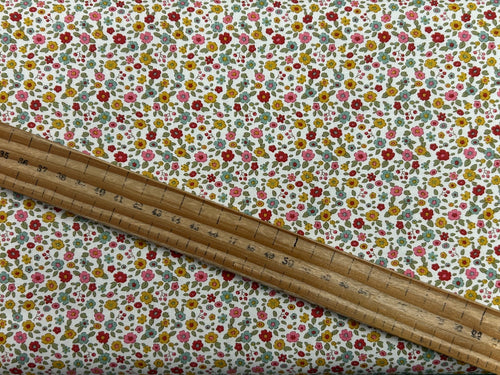 tilda creating memories evie flora flower dove white cotton fabric shack malmesbury
