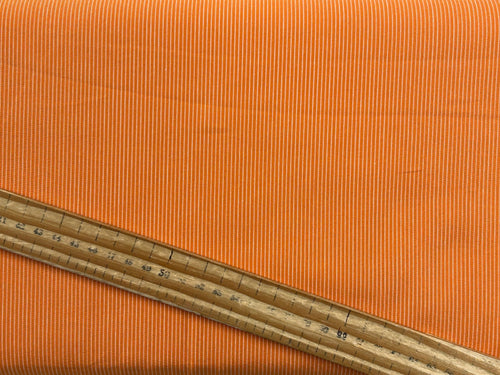 tilda creating memories tiny thin stripe ginger orange cotton fabric shack malmesbury