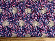 tilda hibernation slumber mouse dormouse doormouse blue cotton fabric shack malmesbury