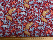 tilda hibernation squirrel dreams acorns hibiscus cotton fabric shack malmesbury