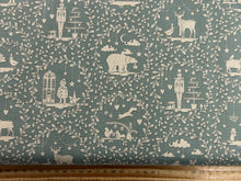tilda merry little christmas flower floral paperscenes duck egg cotton fabric shack malmesbury