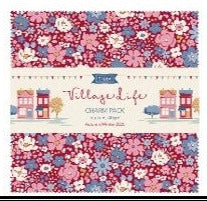 tilda village life charm cotton charm pack fabric shack malmesbury