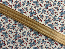 tilda village life ruth blue flower floral cotton fabric shack malmesbury