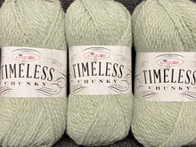 timeless alpaca blend chunky wool yarn 100g knit knitting crochet fabric shack malmesbury green tea 2923