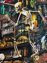 timeless treasures wicked skeleton apothecary halloween gothic horror cotton fabric shack malmesbury 3