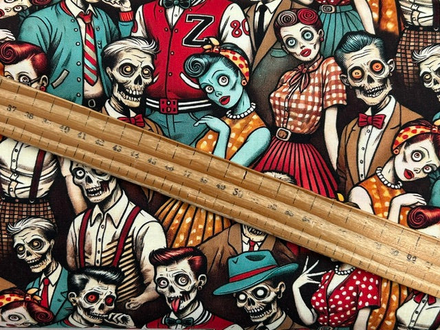 timeless treasures wicked day of the dead gala 4139 halloween gothic cotton fabric shack malmesbury
