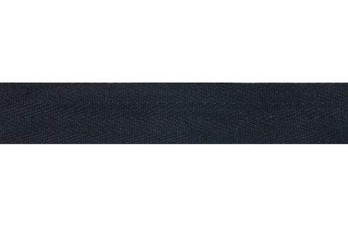 trim tape herringbone black 25mm fabric shack malmesbury ET212_BLK