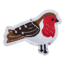 trimits badge motif patch iron on sew on robin fabric shack malmesbury