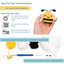 trimits beginners crochet kit amigurumi bee fabric shack malmesbury TCRK015