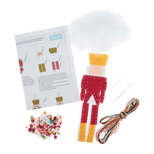 trimits christmas felt decoration sewing kit beaded nutcracker fabric shack malmesbury GCK259