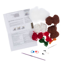 trimits crochet amigurumi christmas robin pudding kit fabric shack malmesbury TCRK023