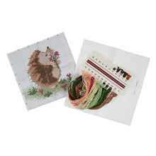 trimits crosstitch cross stitch stitch your own hedgehog beginners fabric shack malmesbury GCS99