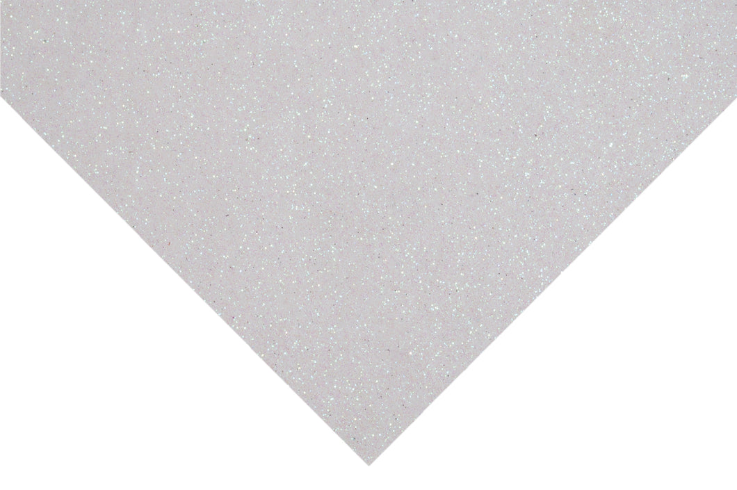 trimits glitter felt white 30 x 23cm fabric shack malmesbury GF01_02