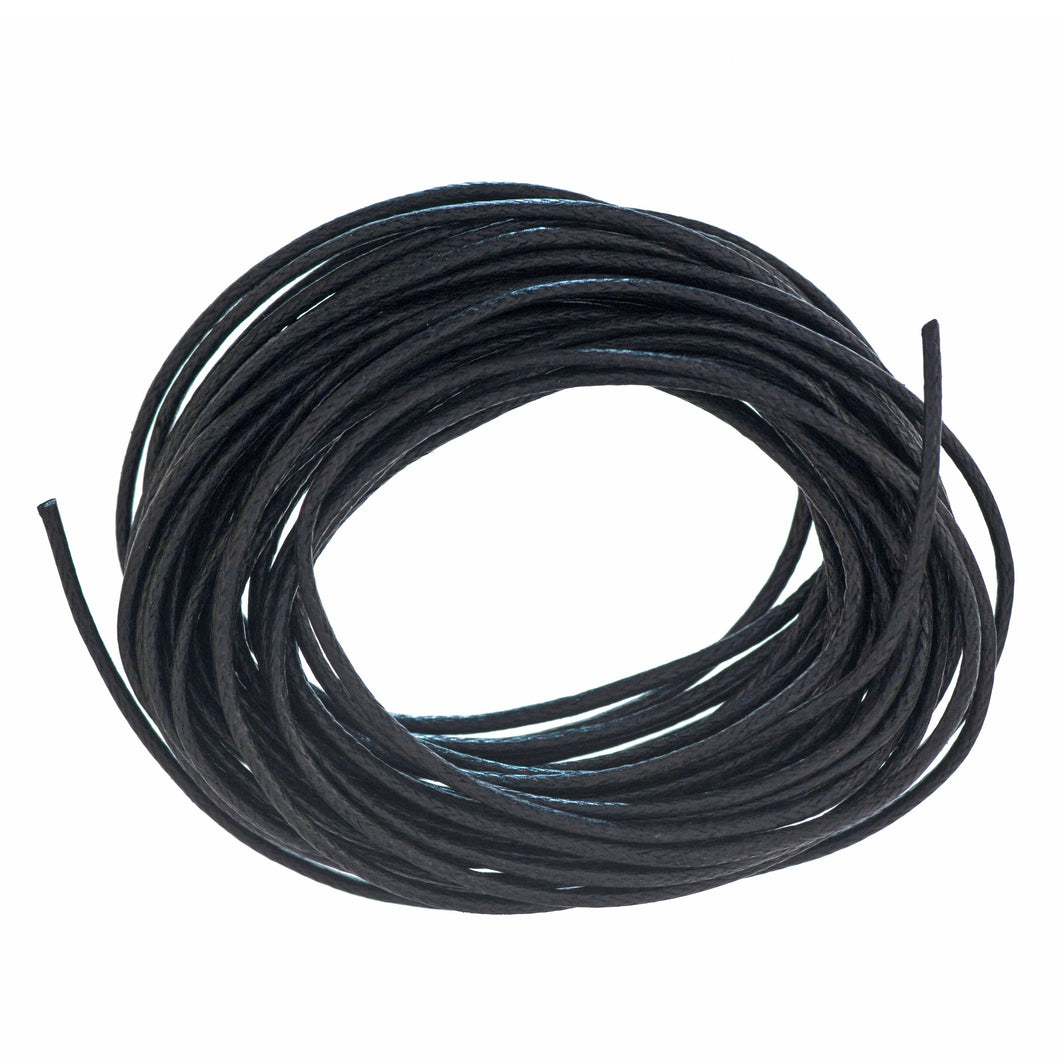 trimits jewellery jewelry thread string leather thonging 3.5 metres black CB076