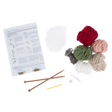 trimits knitting christmas gonk kit knit yarn wool fabric shack malmesbury