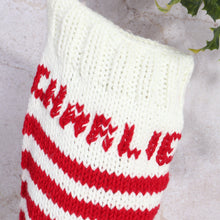 trimits knitting christmas stocking personalised kit knit yarn wool fabric shack malmesbury