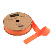 trimits polycotton bias binding 1 inch 25mm orange fabric shack malmesbury R77725_694