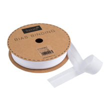 trimits polycotton bias binding 1 inch 25mm white fabric shack malmesbury R77725_wht