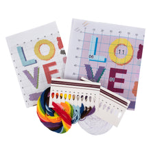 trimits printed cross stitch crosstich kit love large fabric shack malmesbury GCSP7 2