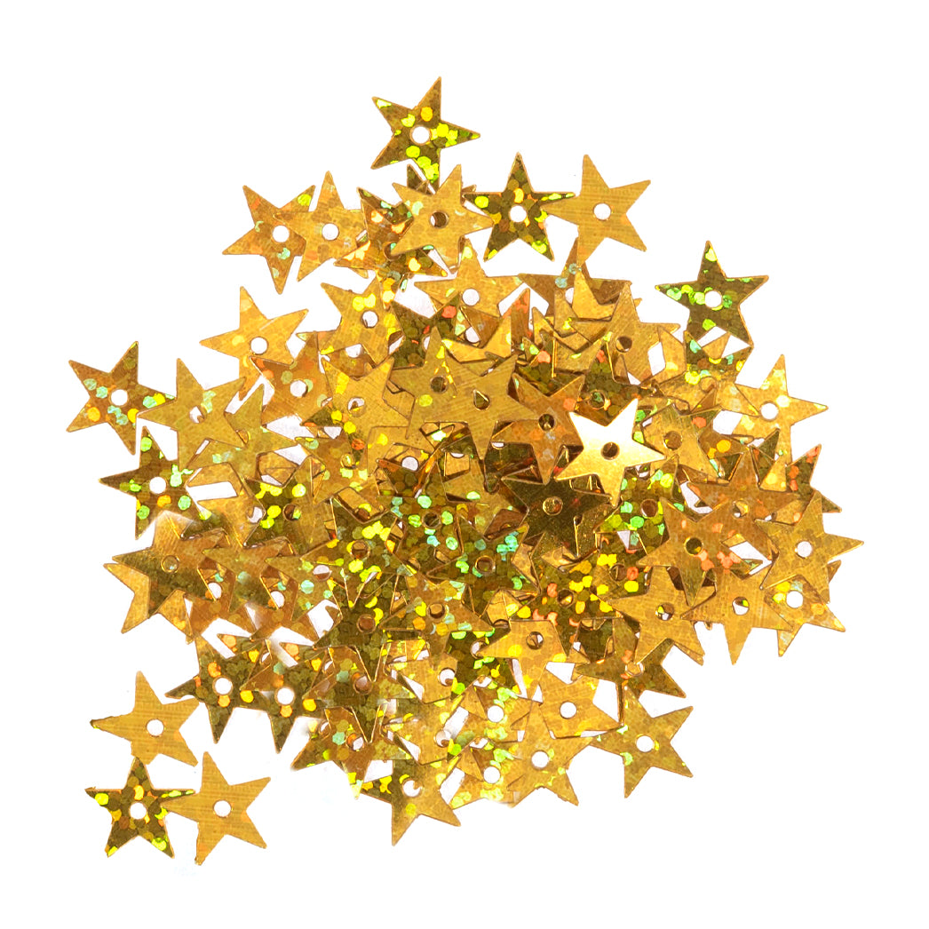 trimits sequins sequin star 10mm gold fabric shack malmesbury TE0010