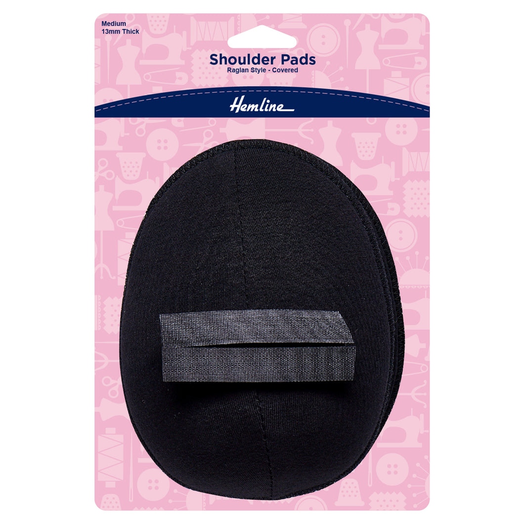 trimits shoulder pad raglan medium black fabric shack malmesbury H917_MB