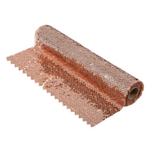 trimits slip sequin sequins sequinned fabric rose gold 2m x 28cm shack malmesbury TTX84-PK