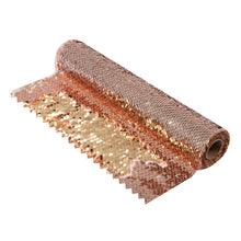 trimits slip sequin sequins sequinned fabric rose gold 2m x 28cm shack malmesbury TTX84-PK