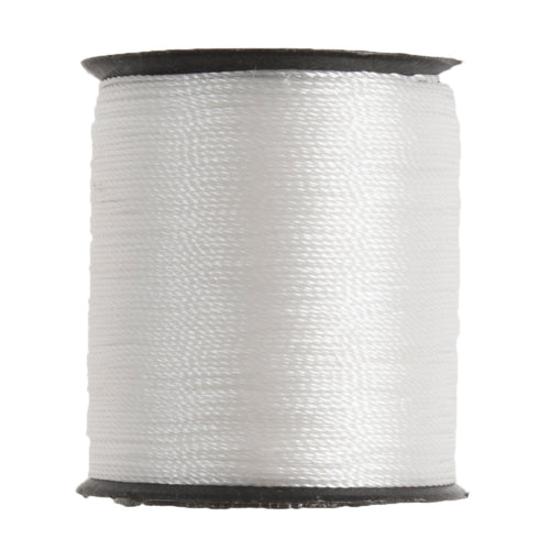 trimits beading thread white 45m fabric shack malmesbury CB075