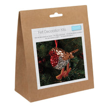 trimits christmas felt decoration sewing kit sequin robin fabric shack malmesbury GCK257