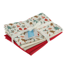 trimits christmas red white gingerbread cotton fat quarter pack fabric shack malmesbury GTC174