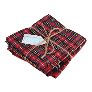trimits christmas tartan polycotton fat quarter pack fabric shack malmesbury greens GTC143