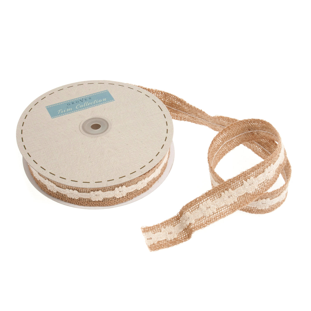 trimits cotton trimmed hessian rustic natural trim 28mm 55mm fabric shack malmesbury gtcb 2