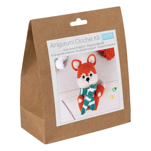trimits crochet amigurumi fox kit fabric shack malmesbury TCRK022